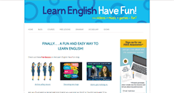 Desktop Screenshot of learn-english-have-fun.com
